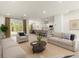 Inviting living room showcases comfortable seating and an open view to the modern kitchen at 17477 Sw 41St Cir, Ocala, FL 34473