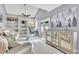 Living area featuring tile flooring, built-in shelving, and views of the backyard at 2971 Cayman Way, Orlando, FL 32812