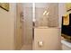 Bright, modern bathroom with glass shower and tiled walls at 312 Trieste Loop, Lake Mary, FL 32746