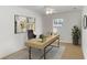 Contemporary home office with modern desk, chair, and stylish décor at 6005 Coal Ct, St Cloud, FL 34772