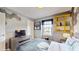 Star Wars themed bedroom featuring gray walls, geometric decorations, and modern furniture at 8900 Sydney Ave, Kissimmee, FL 34747