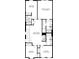 Upper floor plan highlighting bedrooms, sitting room, and bathroom layouts at 8900 Sydney Ave, Kissimmee, FL 34747