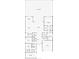 Detailed floor plan showcasing layout of rooms, including the kitchen, living room, and primary bedroom at 9352 Santorini Dr, Orlando, FL 32827