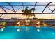 Relaxing pool and spa featuring fire bowls and basketball hoop at 9352 Santorini Dr, Orlando, FL 32827