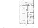 Floor plan of the home showing the layout of the rooms at 112 E Spruce St, Orlando, FL 32804