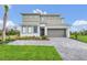 Stunning two-story home with a well-manicured lawn and an attached two-car garage at 2496 Rama Dr, Kissimmee, FL 34746