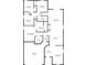 Detailed floor plan highlighting the layout, room dimensions, and overall flow of the home at 257 Fig Ct, Kissimmee, FL 34759