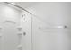 Bright shower stall features a sleek design with a modern shower head and convenient towel bar at 257 Fig Ct, Kissimmee, FL 34759