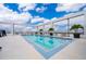 Rooftop swimming pool offering stunning views and surrounded by lounge chairs for relaxation at 260 S Osceola Ave # 710, Orlando, FL 32801