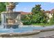 Beautiful water fountain amidst manicured landscaping at 2704 Lobelia Dr, Lake Mary, FL 32746