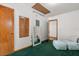 Cozy bedroom with an interesting pop-up ceiling and a large mirror at 3511 Superior Ct, Orlando, FL 32810
