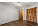Bedroom with closet and hardwood floors at 3511 Superior Ct, Orlando, FL 32810