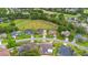 Aerial view of the neighborhood, close to a beautiful green Golf Course at 40 Hollow Pine Dr, Debary, FL 32713
