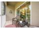 Cozy screened patio with comfortable seating and peaceful outdoor ambiance at 411 Evening Sky Dr, Oviedo, FL 32765