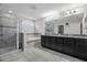 Bathroom featuring a shower and separate bathtub at 672 Seven Oaks Blvd, Winter Springs, FL 32708