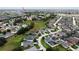 Aerial neighborhood view highlighting the property's location near walking trails at 831 Corvina Dr, Davenport, FL 33897