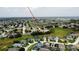 Aerial of the neighborhood, highlighting the property's location in a Gathering-friendly community at 831 Corvina Dr, Davenport, FL 33897