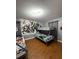 This bedroom showcases bunk beds and Marvel-themed decor at 8894 Candy Palm Rd, Kissimmee, FL 34747