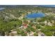 Home near lake and lush landscaping. A beautiful setting for relaxation and enjoying the outdoors at 1031 Morningside Dr, Eustis, FL 32726