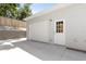 Attached two car garage with automatic door opener and side service door at 1031 Morningside Dr, Eustis, FL 32726