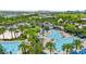 Aerial view of the apartment building community pool and surrounding area at 13618 Heaney Ave, Orlando, FL 32827