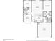 Detailed floor plan showcases the layout of the home's kitchen, living room, bedrooms and bathrooms at 14565 Lycastle Cir, Orlando, FL 32826