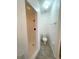Well-maintained bathroom includes a shower and toilet at 2524 Daffadil Ter, Sanford, FL 32771