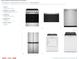 Stainless steel appliances including cooktop, microwave, dishwasher, refrigerator, and washer/dryer at 2623 Long Pine Ave, Apopka, FL 32712