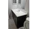 Bathroom featuring a modern vanity with a white countertop, and tile flooring at 304 Lake Daisy Loop, Winter Haven, FL 33884