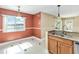 Eat-in kitchen area featuring a breakfast nook with a view at 344 Blue Bayou Dr, Kissimmee, FL 34743