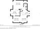 Detailed main level floor plan showcasing the layout of the home's living spaces at 344 Blue Bayou Dr, Kissimmee, FL 34743