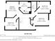 Second level floor plan outlining bedrooms and bathrooms for optimal living at 344 Blue Bayou Dr, Kissimmee, FL 34743