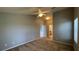 This bedroom features high ceilings, neutral walls, and carpet floors at 546 Windsor Pl, Davenport, FL 33896