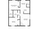 Floor plan showing the layout of the home's rooms and dimensions at 6809 Magnolia Pointe Cir, Orlando, FL 32810