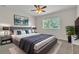 Stylishly furnished bedroom with a comfortable bed and serene decor at 1067 Chatham Break St, Orlando, FL 32828