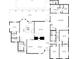 Detailed floor plan showcasing the layout of a spacious home with multiple bedrooms, living areas, and a pool at 111 Woodstream Ct Ct, Maitland, FL 32751