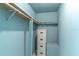 Walk-in closet featuring built-in shelving and ample storage space at 116 E Plantation Blvd, Lake Mary, FL 32746