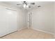 Bedroom with a fan, a closet, and an entrance to another room at 1353 Ortega St, Winter Springs, FL 32708