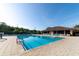 Large community pool with plenty of lounge seating for residents and guests at 14831 Yorkshire Run Dr, Orlando, FL 32828