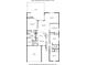 Detailed floor plan showcasing the layout of this home, including bedrooms, bathrooms, kitchen, and living spaces at 14831 Yorkshire Run Dr, Orlando, FL 32828