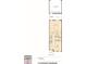 First floor plan featuring a two car garage, great room, kitchen, flex room, and porch at 1667 Eaglehurst Ln, Apopka, FL 32703