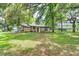 Spacious backyard with mature trees, offering a peaceful view of the home's rear exterior and outdoor recreation at 1753 Nw 44Th St, Ocala, FL 34475