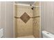 Stand-up shower with tile surround, providing a functional design and sleek aesthetic at 1753 Nw 44Th St, Ocala, FL 34475