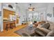 Comfortable living room featuring stylish décor and an inviting atmosphere at 195 River Village Drive, Debary, FL 32713