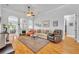 Bright living room showcasing a spacious layout and neutral tones at 195 River Village Drive, Debary, FL 32713