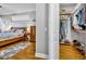 View of main bedroom leading to a walk-in closet with ample storage for shoes and clothes at 195 River Village Drive, Debary, FL 32713
