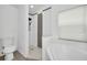 Modern bathroom features a soaking tub, standing shower, and tile flooring at 2308 Donegan Pl, Orlando, FL 32826