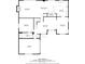 Detailed floor plan showcasing the layout, including living room, kitchen, bedrooms, and garage dimensions at 25537 High Hampton Cir, Sorrento, FL 32776
