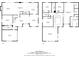 Complete floor plans of both levels of the home showing room layout, flow, and overall dimensions at 25537 High Hampton Cir, Sorrento, FL 32776