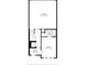 Bottom floor plan featuring the garage, a foyer, and a room with an adjacent bathroom at 464 W Plant St, Winter Garden, FL 34787
